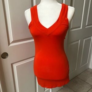 H by Bordeaux Top, Orange, Size S
